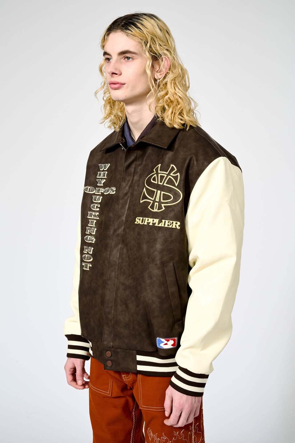 1St Anv. Leather Varsity Jacket