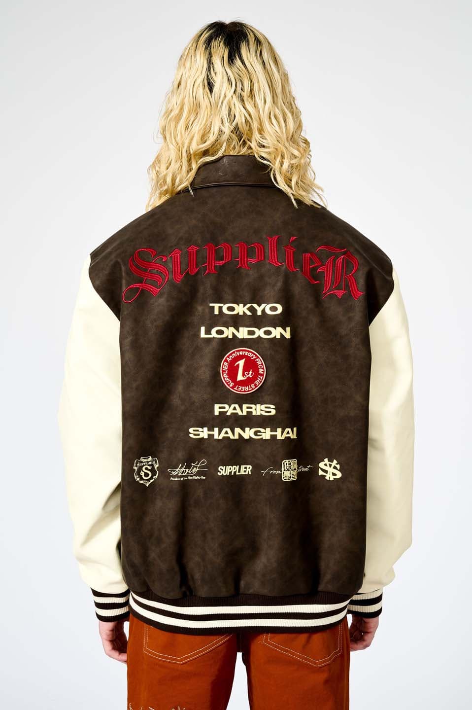 1St Anv. Leather Varsity Jacket