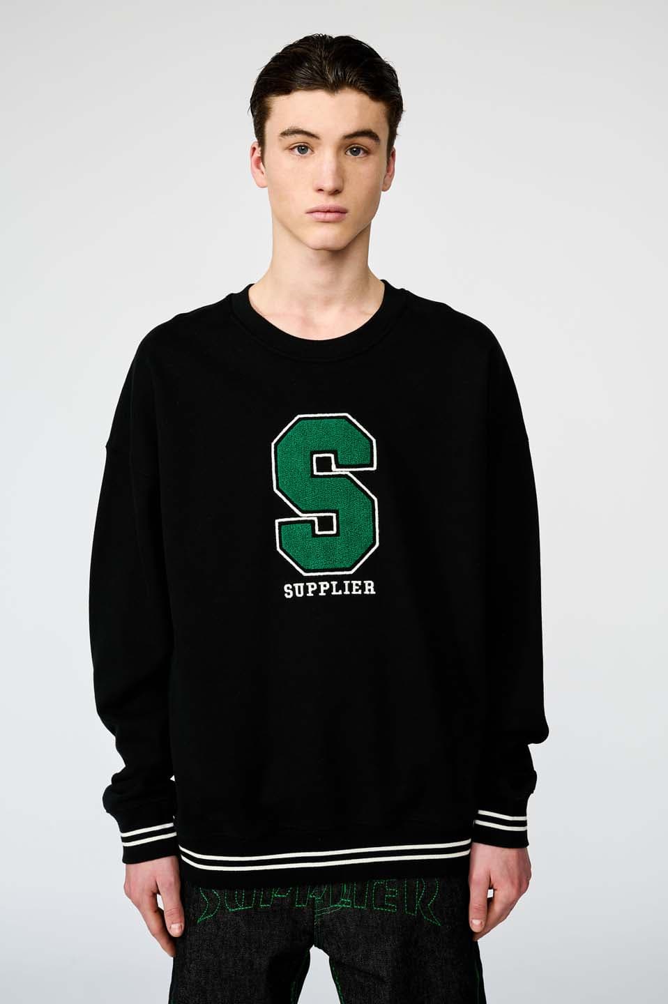 College Logo Crew Sweat