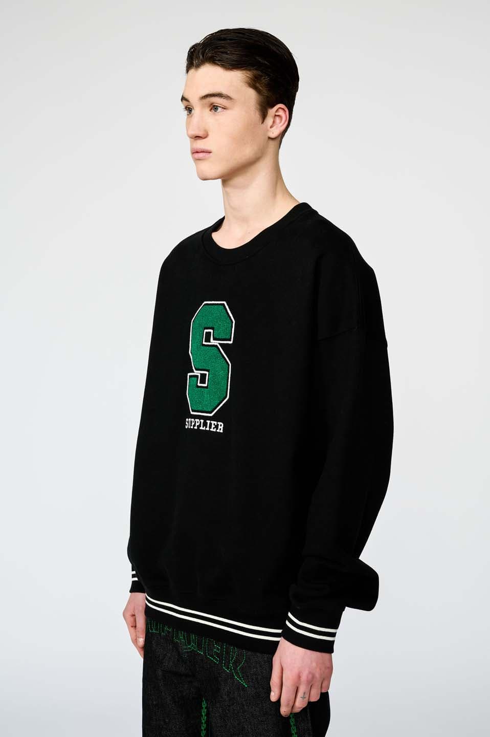 College Logo Crew Sweat