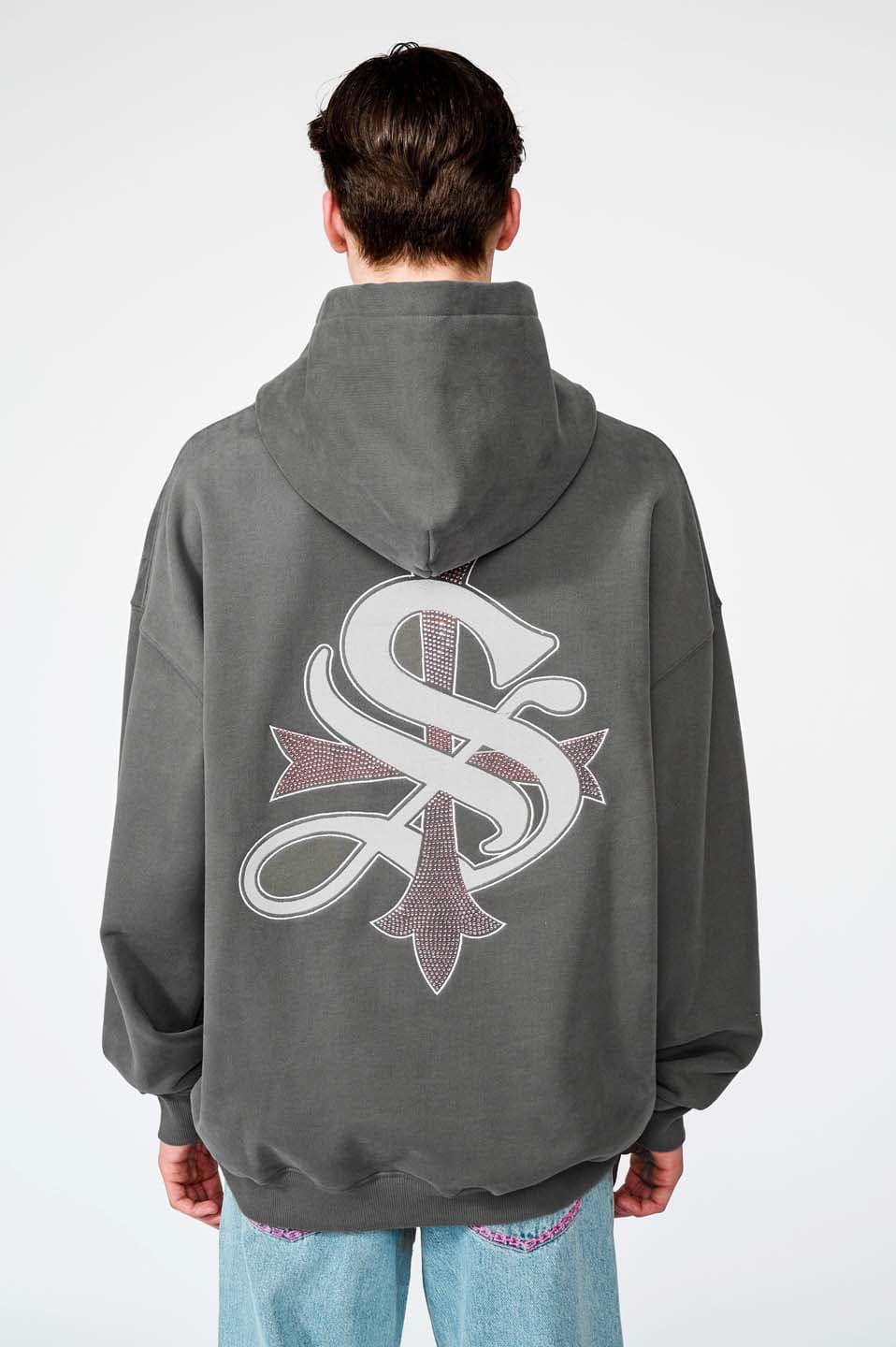 SUPPLIER サプライヤー CROSS HOODIE クロス パーカー L