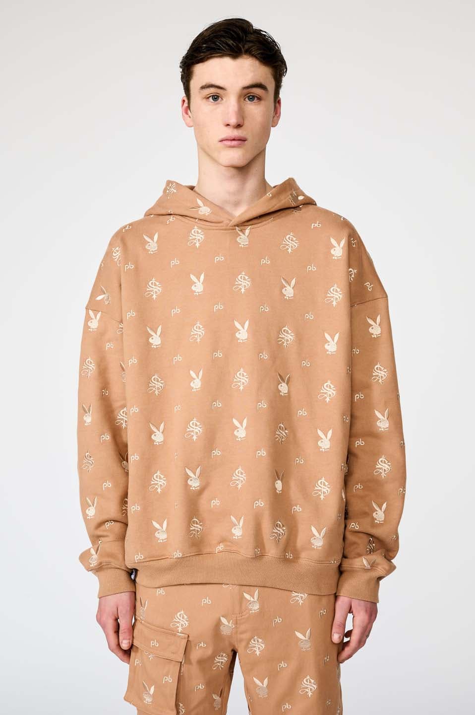 Playboy All Over Embroidery Pullover