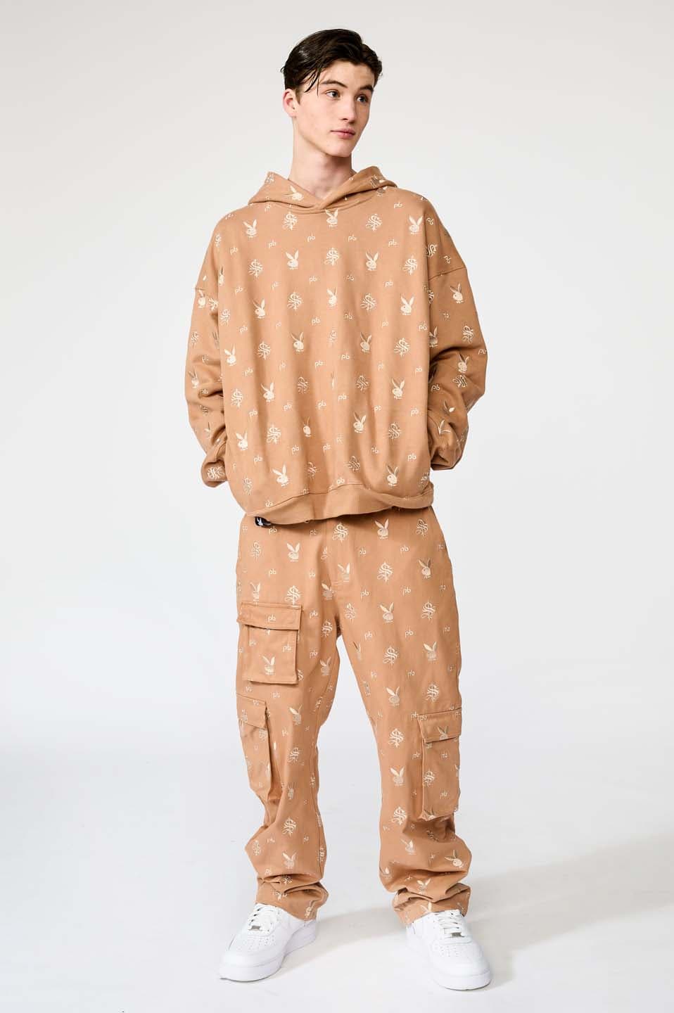 Playboy All Over Embroidery Pullover