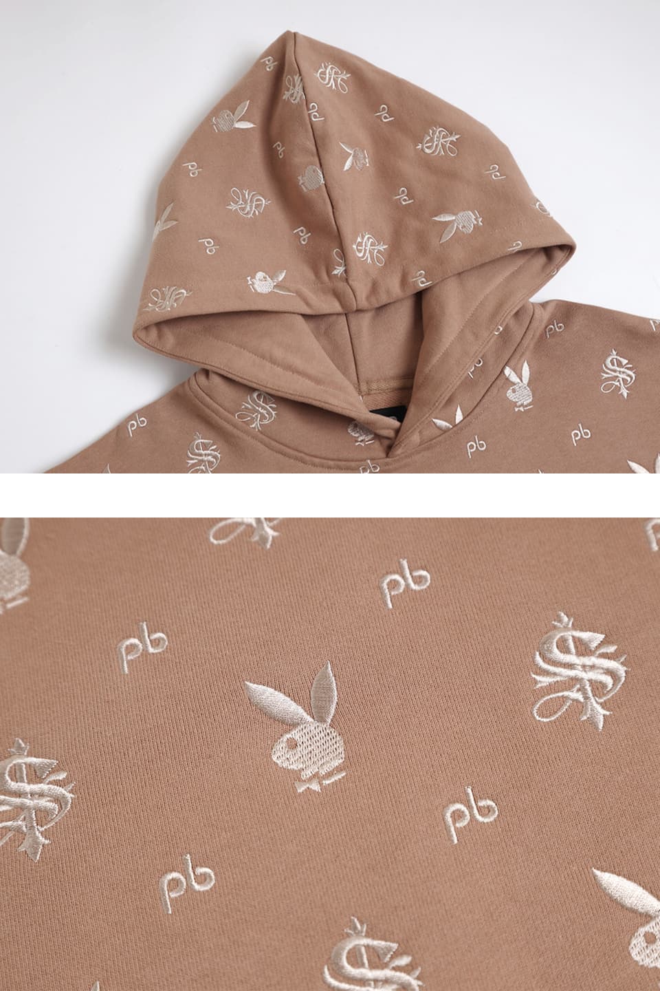 Playboy All Over Embroidery Pullover
