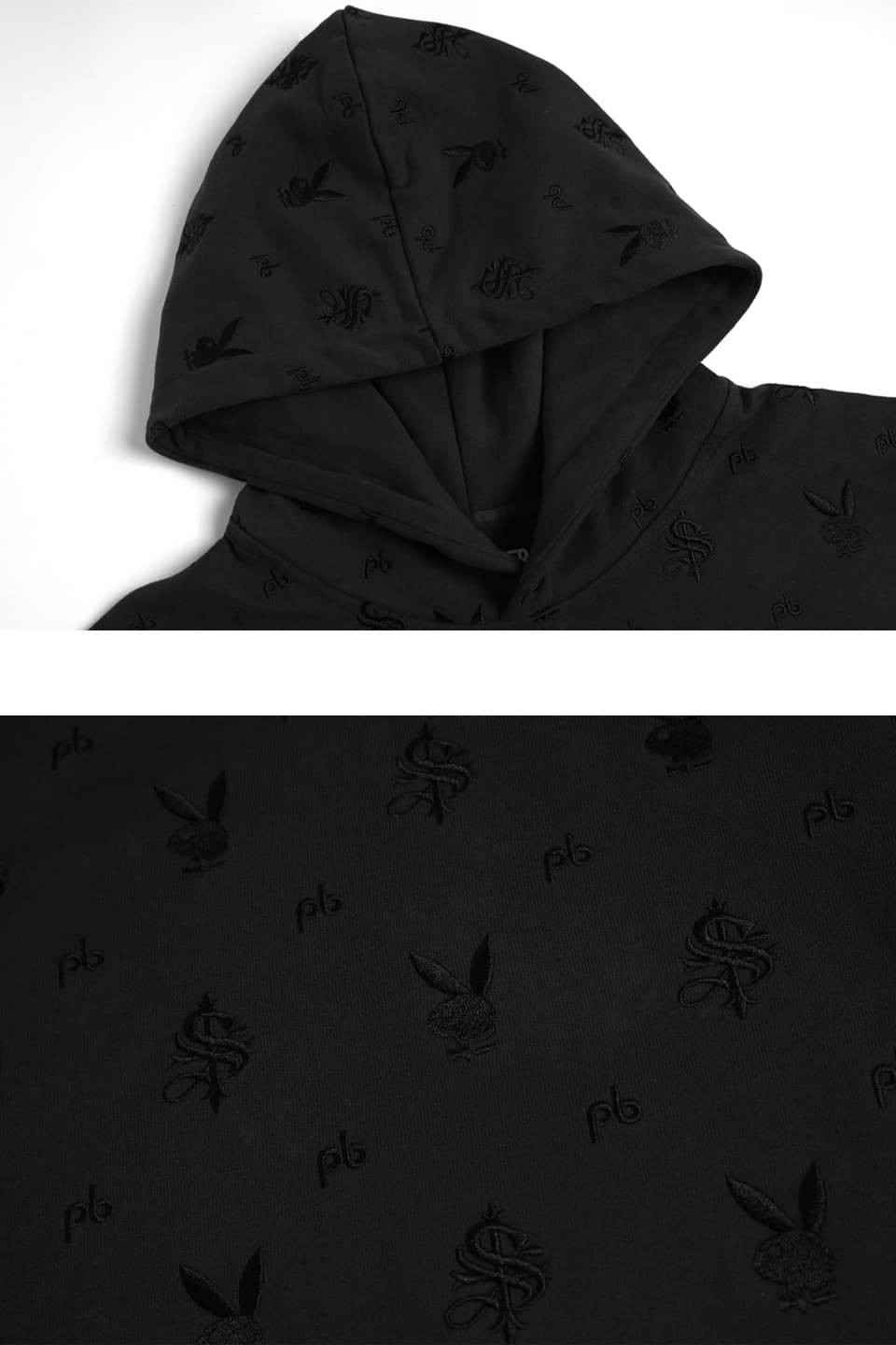 Playboy All Over Embroidery Pullover
