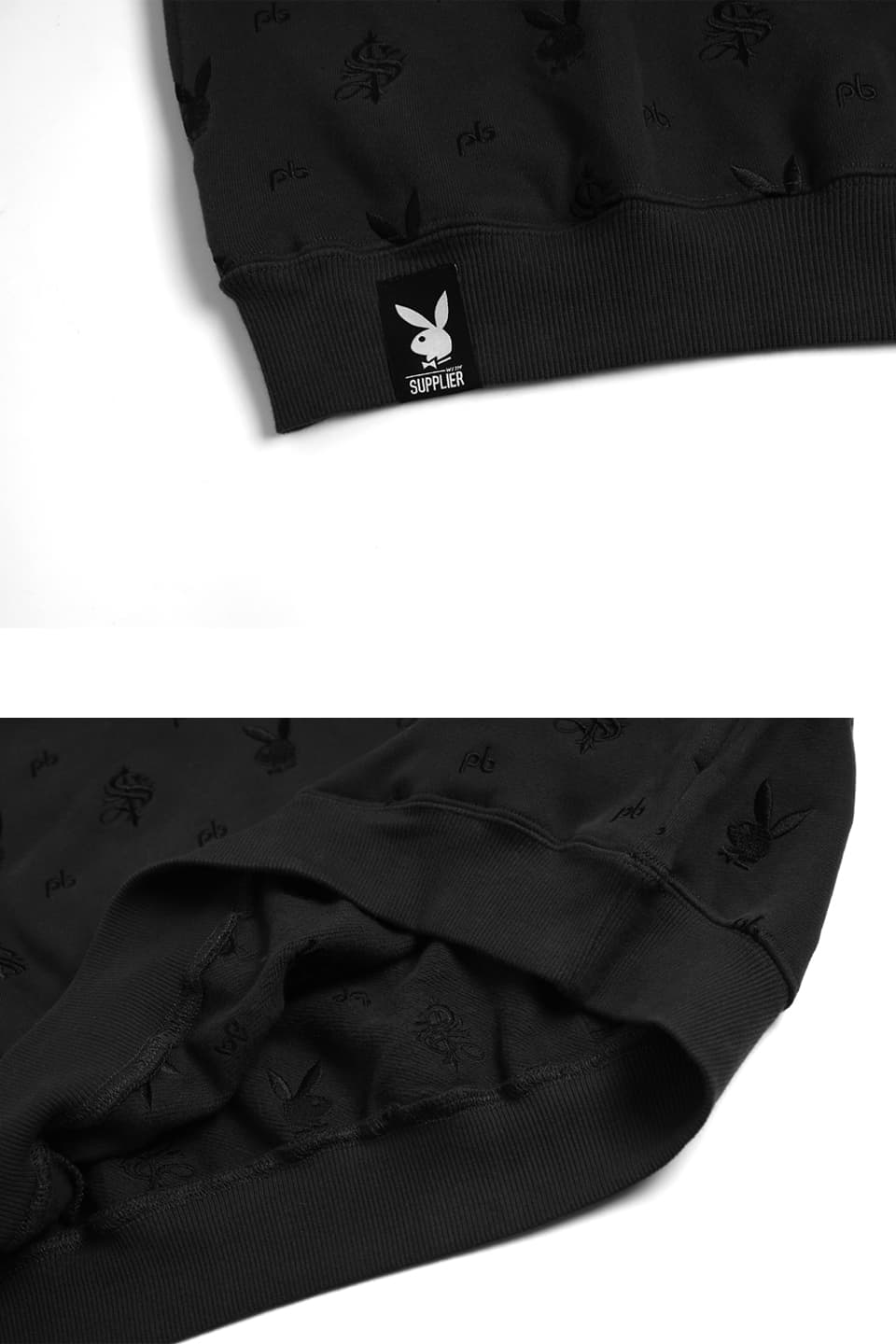 Playboy All Over Embroidery Pullover