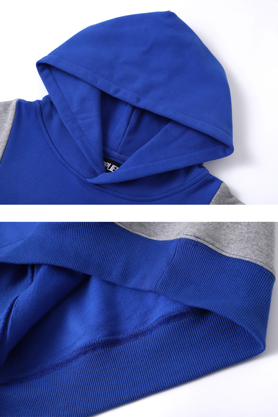 Bicolor Panel Hoodie