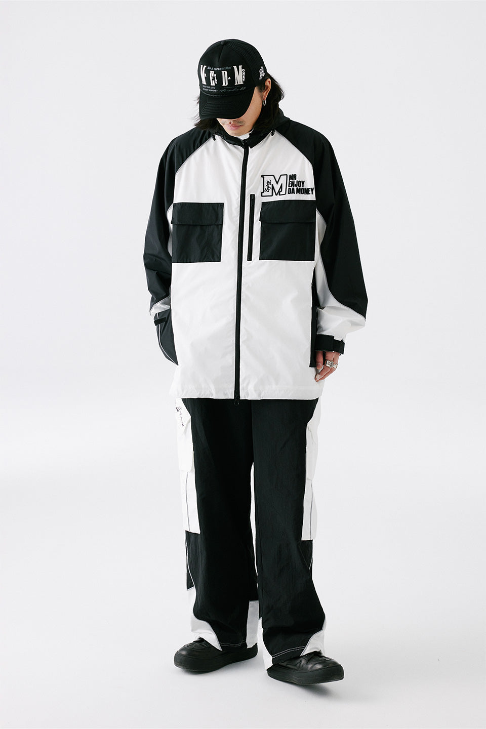 Functional Embroidery Track Jacket